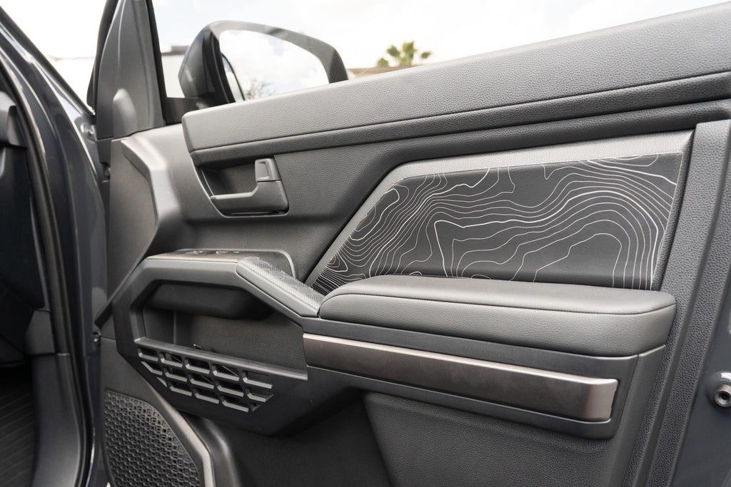 2024 Toyota Tacoma 4th Gen Topographic Front Door Armrest Panel Protection