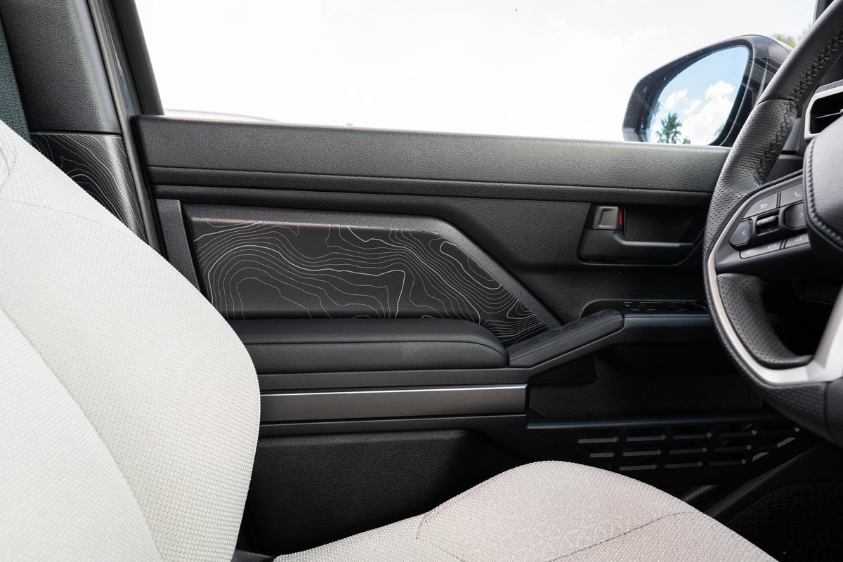 2024 Toyota Tacoma 4th Gen Topographic Front Door Armrest Panel Protection