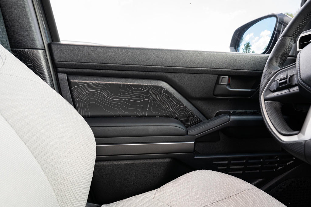 2025 Toyota 4Runner 6th Gen Topographic FRONT Door Armrest Panel Protection 2026