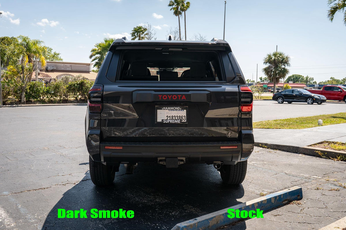 2025 Toyota 4Runner 6th Gen Tail Light Overlays Decals Smoked