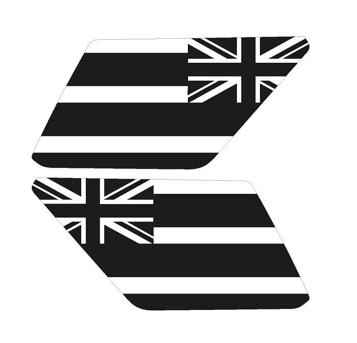 For 2025 Toyota 4Runner 6th Gen American Flag Window Overlays Decals Stickers