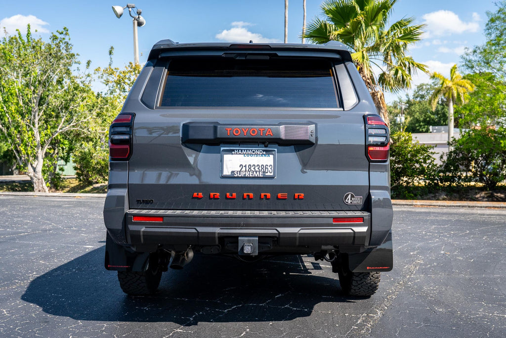 2025 Toyota 4RUNNER Rear Tailgate Liftgate Letter Overlays 6th Generation 6th Gen
