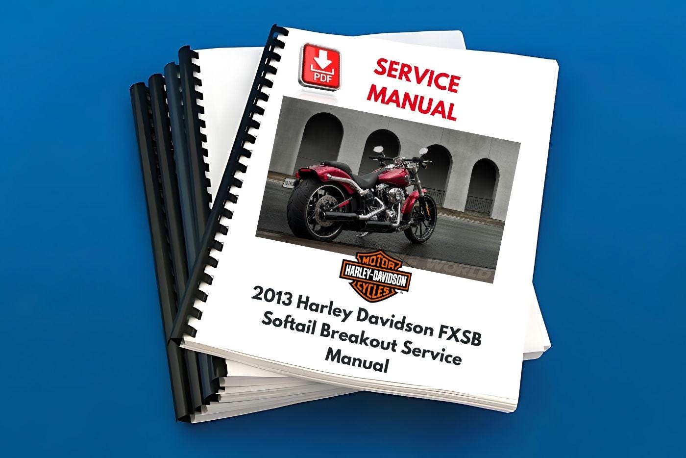 2013 Harley Davidson FXSB Softail Breakout Service Manual