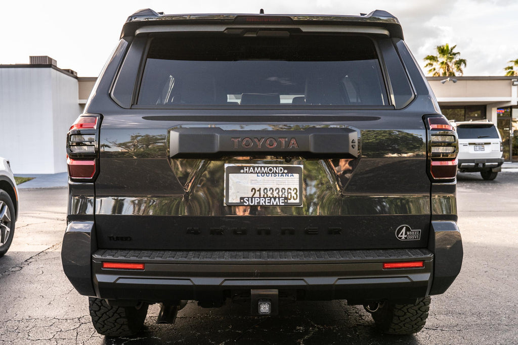 2025 Toyota 4Runner Topographic Rear Tailgate Liftgate Letter Inlays 6th Generation 6th Gen