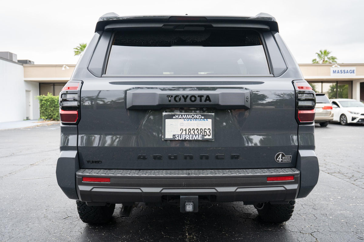 2025 Toyota 4Runner Acrylic Rear Tailgate Liftgate Letter Overlays 6th Generation 6th Gen