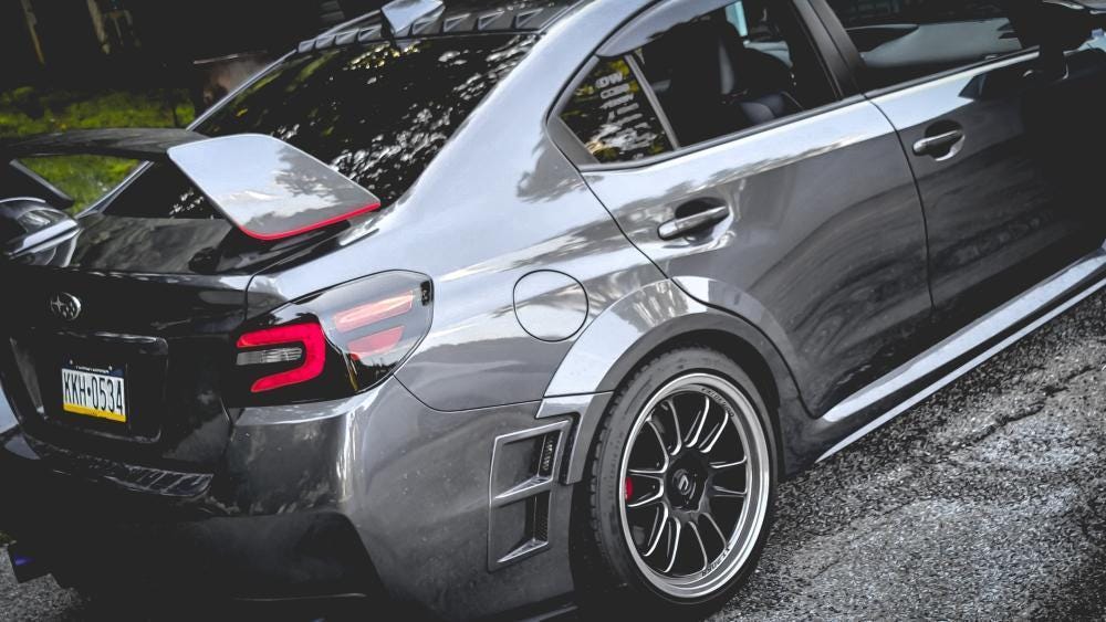 2015-2021 Subaru WRX STI JDM Style Wing Overlay Pinstripe