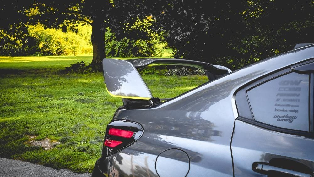 2015-2021 Subaru WRX STI JDM Style Wing Overlay Pinstripe