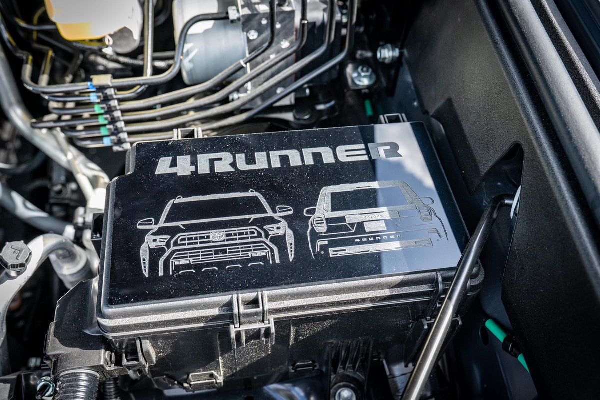 2025 Toyota 4Runner 6th Gen Driver Side Fuse Box Acrylic Plate