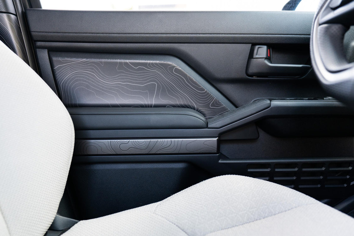 2025 Toyota 4Runner 6th Gen Topographic Map Door Overlays