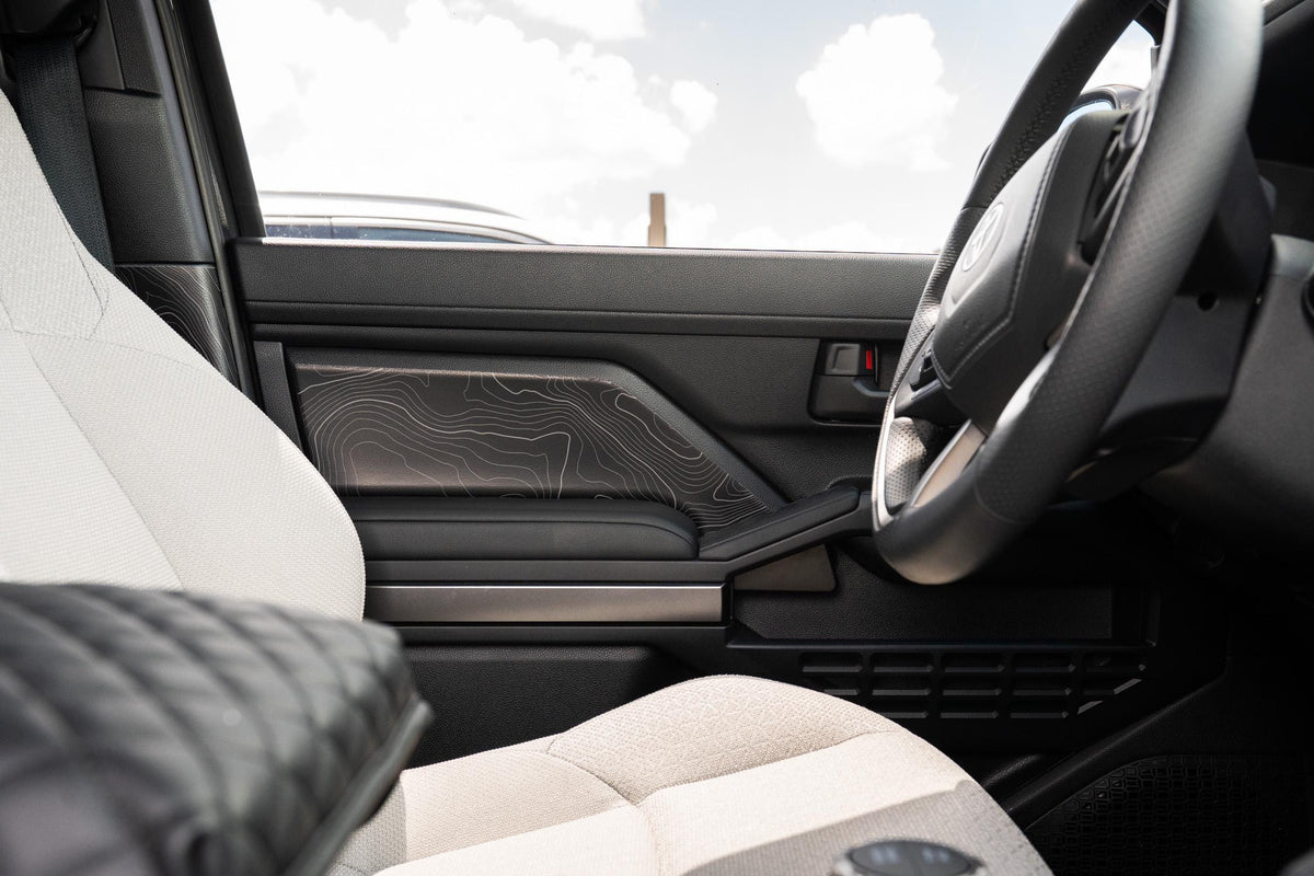 2024 Toyota Tacoma 4th Gen Topographic Front Door Armrest Panel Protection