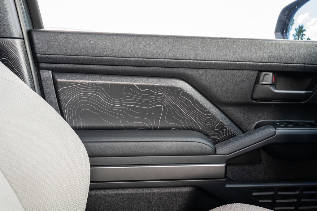 2025 Toyota 4Runner 6th Gen Topographic FRONT Door Armrest Panel Protection 2026