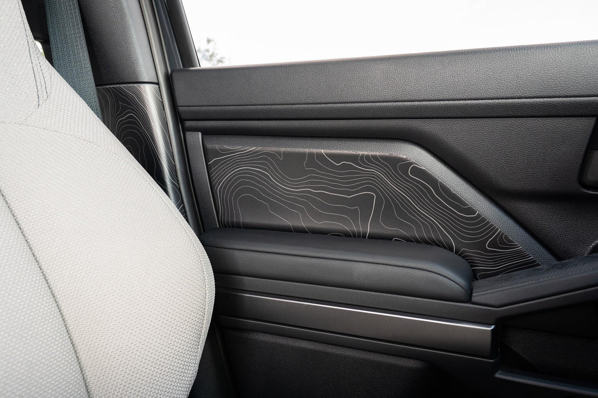 2024 Toyota Tacoma 4th Gen Topographic Front Door Armrest Panel Protection