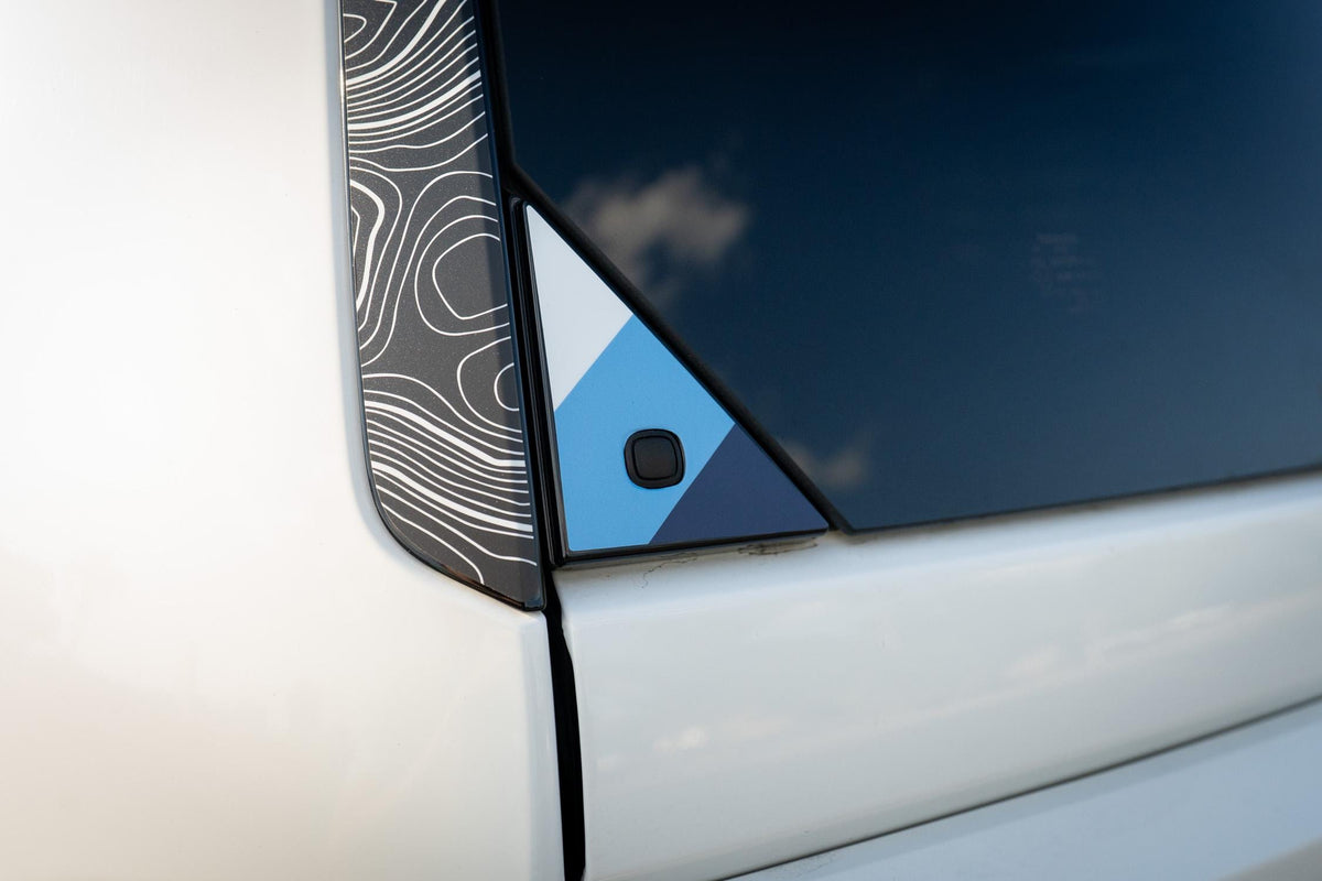 2024 Toyota Land Cruiser Heritage Stripes Rear Glass Button Trim Overlay 2025