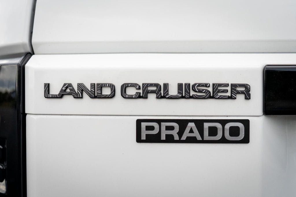 2024 Toyota Land Cruiser Topographic Rear Tailgate Liftgate Letter Overlays 2025 2026