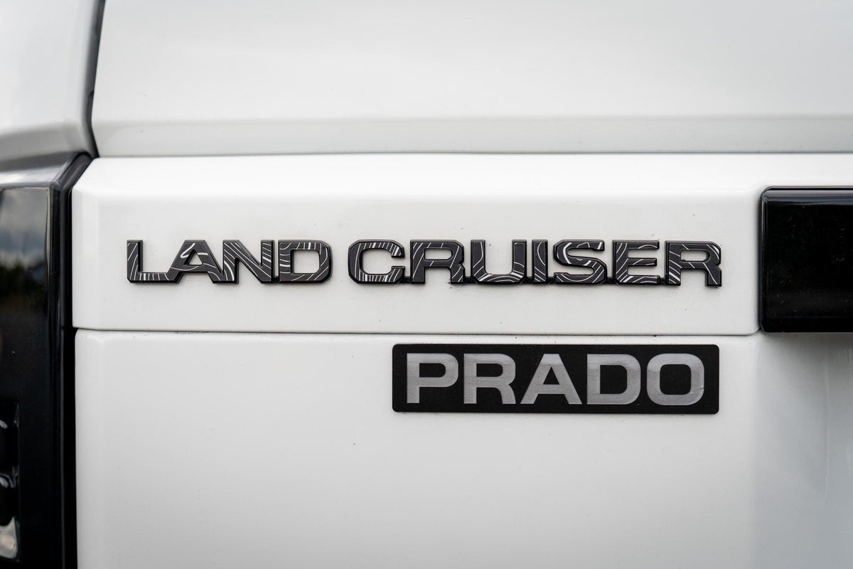 2024 Toyota Land Cruiser Topographic Rear Tailgate Liftgate Letter Overlays 2025 2026