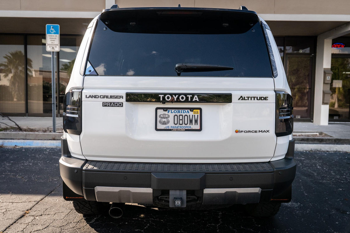2024 Toyota Land Cruiser Topographic Rear Tailgate Liftgate Letter Overlays 2025 2026
