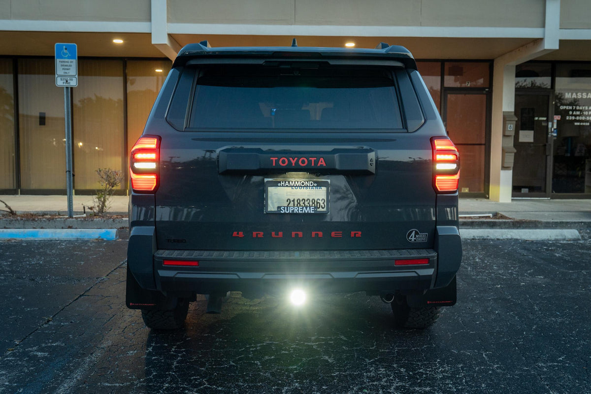 2025 Toyota 4Runner 6th Gen Tail Light Reverse and Turn Signal Overlays Decals Smoked