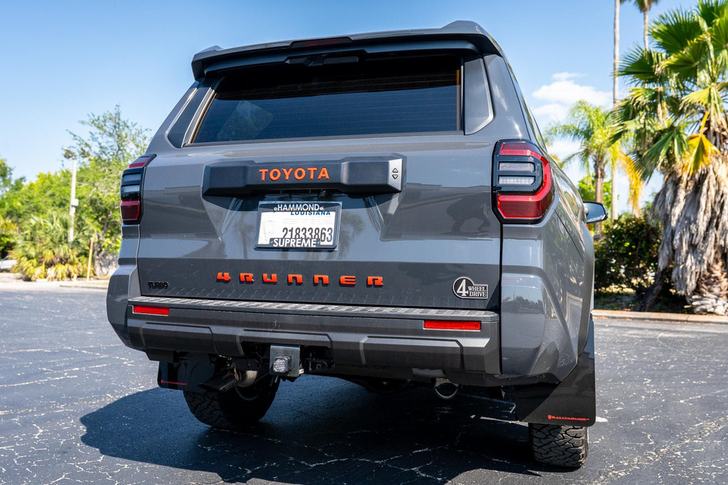 2025 Toyota 4RUNNER Rear Tailgate Liftgate Letter Overlays 6th Generation 6th Gen