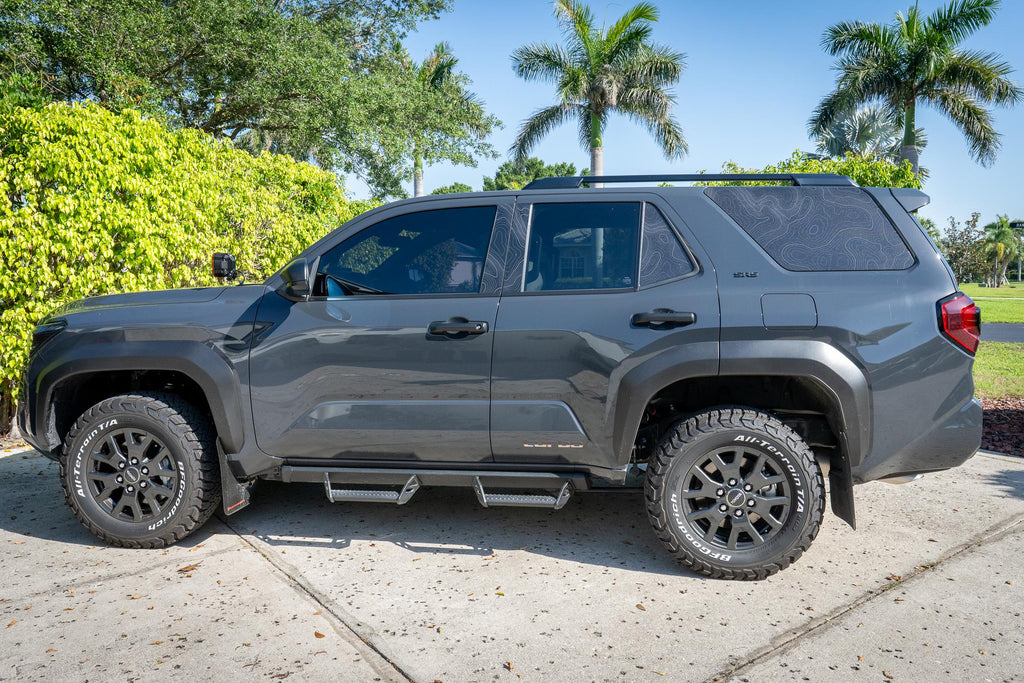 2025 Toyota 4Runner 6th Gen Topographic Rear Window Overlay See Through V2