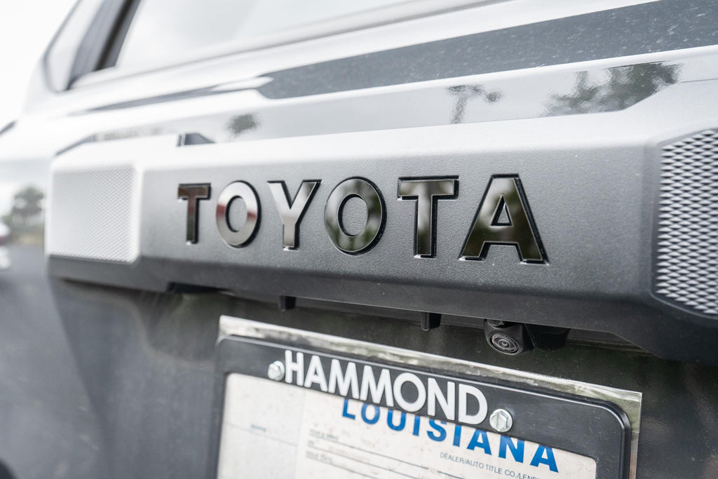 2025 Toyota 4Runner Acrylic Rear Tailgate Liftgate Letter Overlays 6th Generation 6th Gen