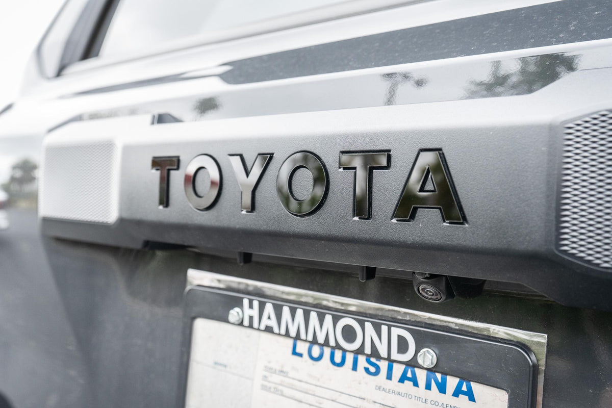 2025 Toyota 4Runner Acrylic Rear Tailgate Liftgate Letter Overlays 6th Generation 6th Gen