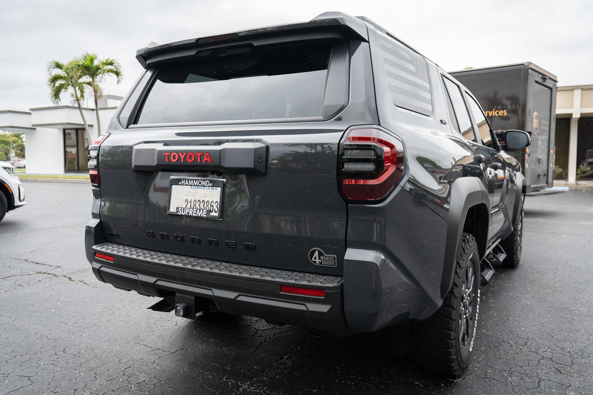 2025 Toyota 4Runner Acrylic Rear Tailgate Liftgate Letter Overlays 6th Generation 6th Gen