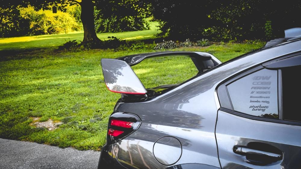 2015-2021 Subaru WRX STI JDM Style Wing Overlay Pinstripe