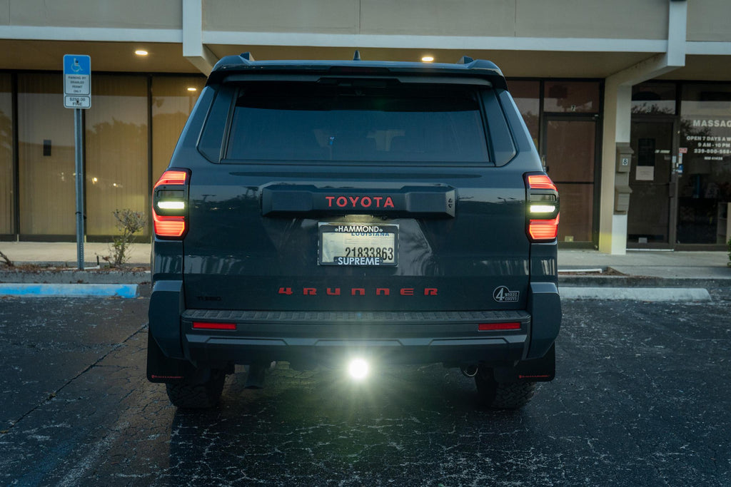 2025 Toyota 4Runner 6th Gen Tail Light Reverse and Turn Signal Overlays Decals Smoked