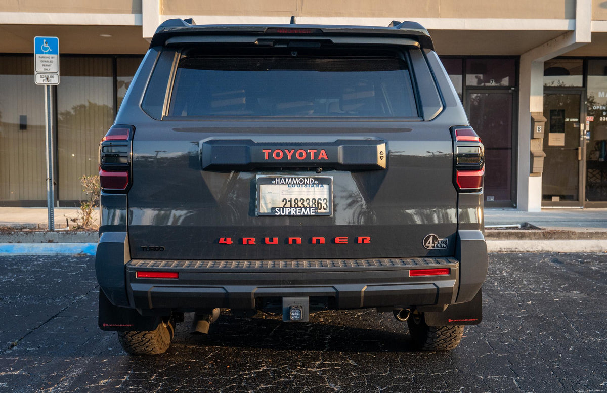 2025 Toyota 4Runner 6th Gen Tail Light Reverse and Turn Signal Overlays Decals Smoked