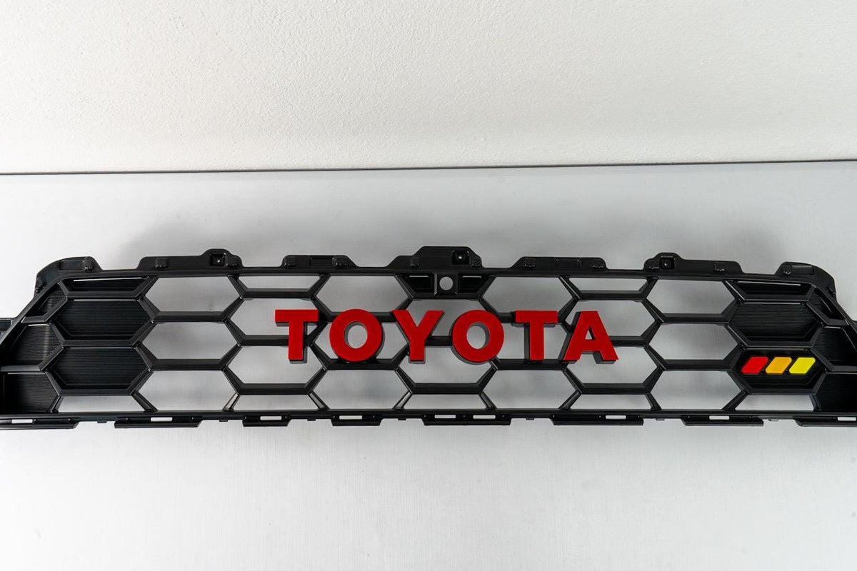 2025 Toyota 4Runner SR5 TRD Style Grille Emblem 6th Generation Topographic