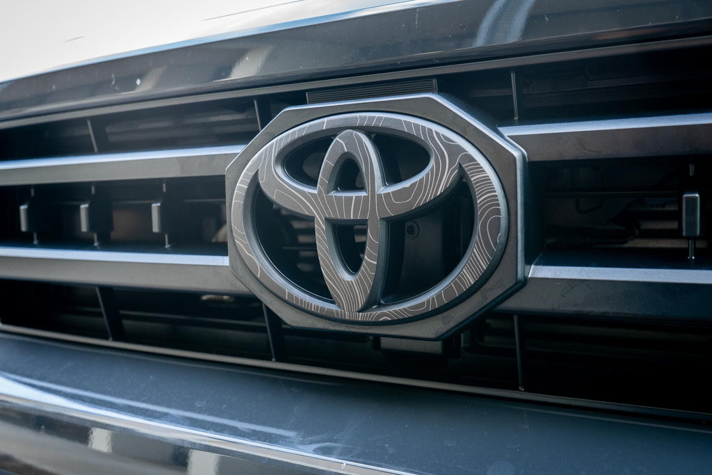 2025 Toyota 4Runner Topographic Front Emblem Overlay 6th Generation 6th Gen