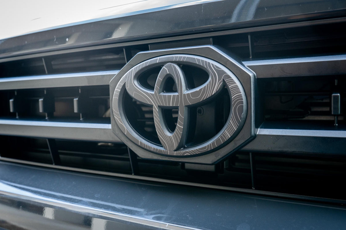 2025 Toyota 4Runner Topographic Front Emblem Overlay 6th Generation 6th Gen