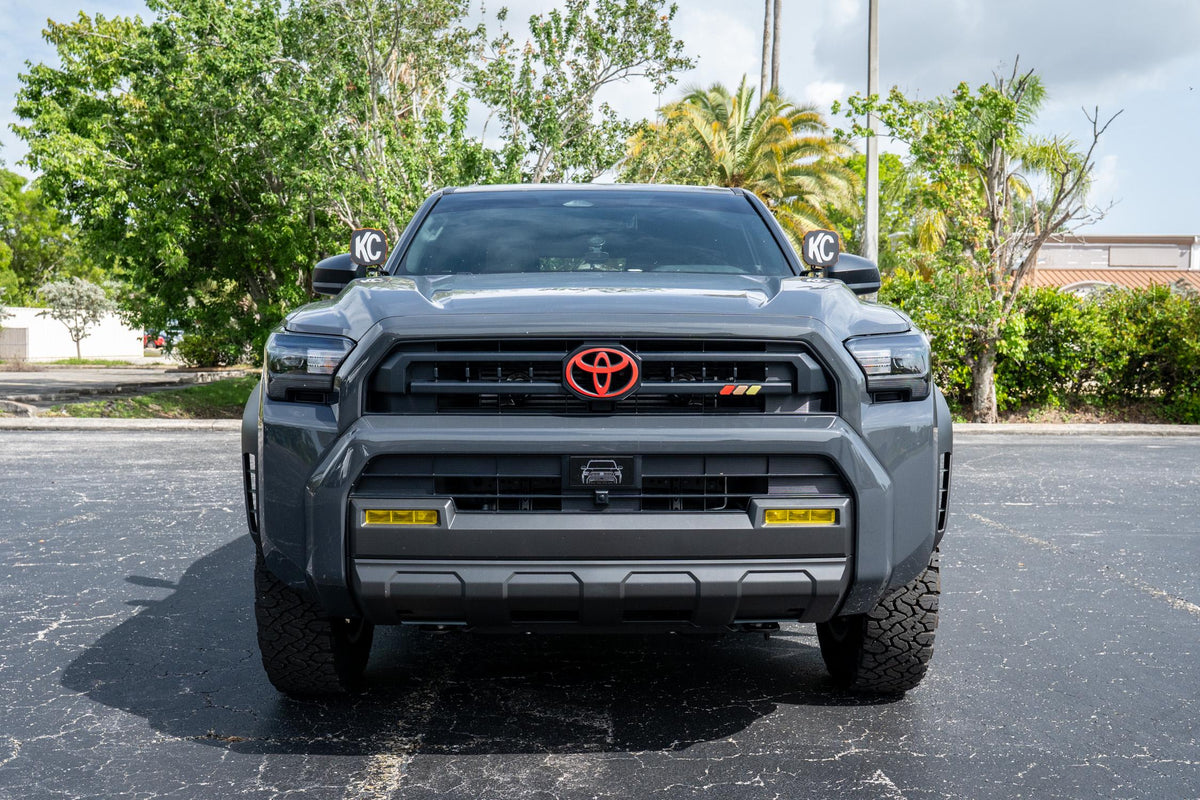 For Toyota 4Runner Front Emblem Overlay - 6th Gen - Factory Black Emblem Only