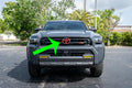 For Toyota 4Runner Front Emblem Overlay - 6th Gen - Factory Black Emblem Only