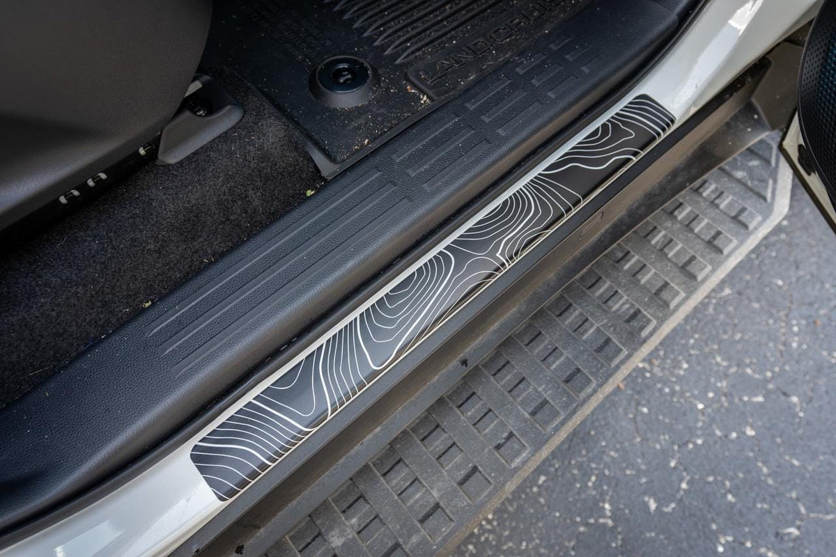 2024 Land Cruiser 250 Prado Topographic Map Door Sill Overlays 2025 Lexus GX 550