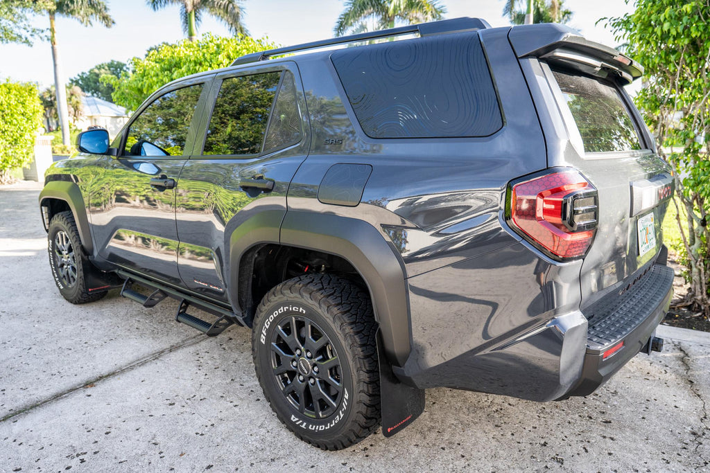 2025 Toyota 4Runner Topographic Fuel Door Overlay Decal for 6th Generation 4Runner