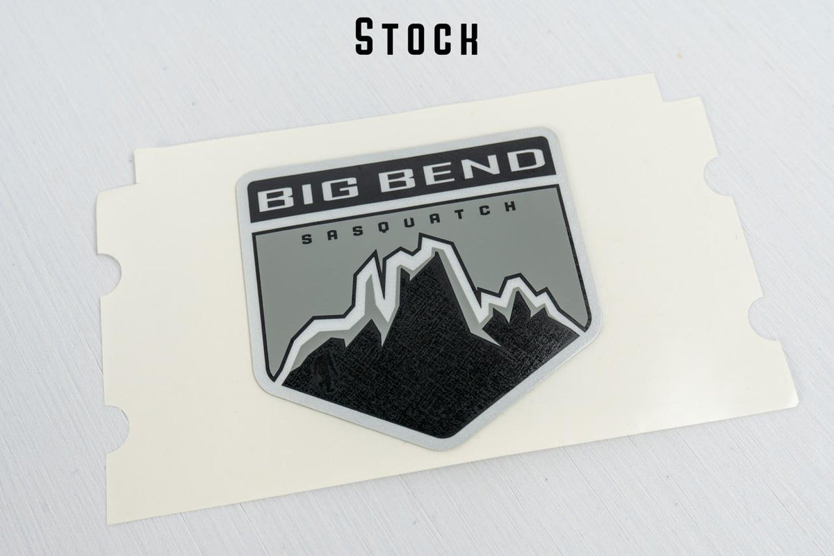 2021 Bronco Fender Emblem Overlay Tint Decals: Dark Smoke, Light Smoke, Red, Yellow 2022 2023 2024 2025 2026