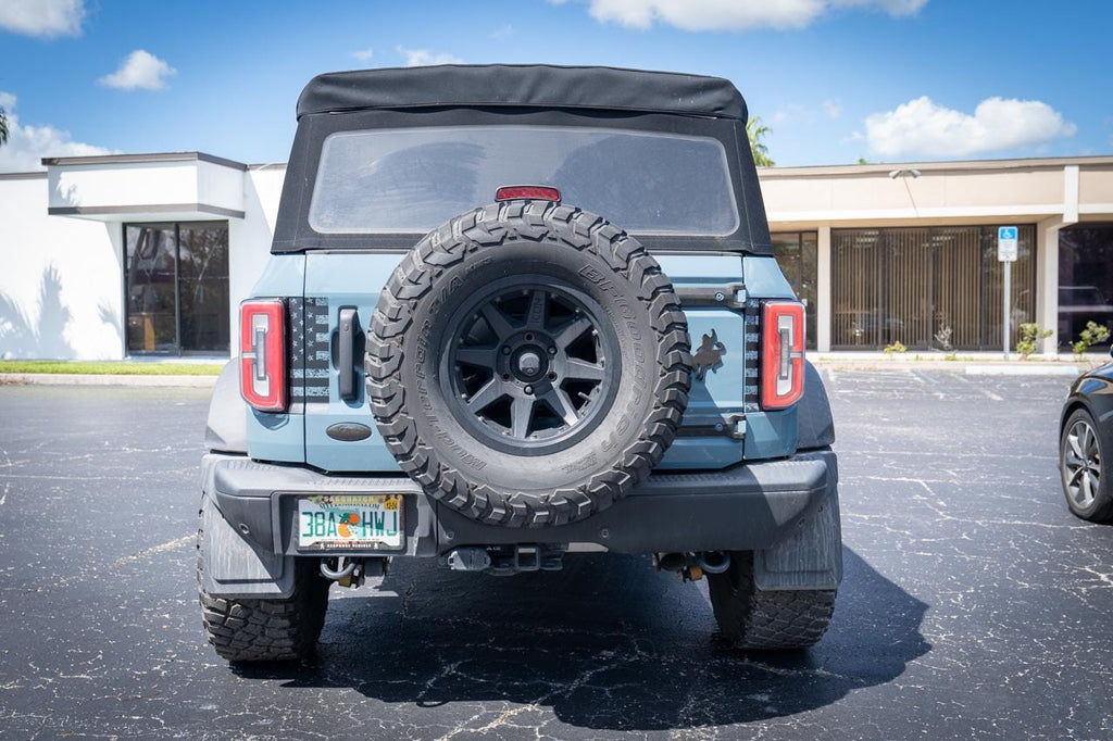 2021+ Bronco American Flag Middle Tailgate Overlays
