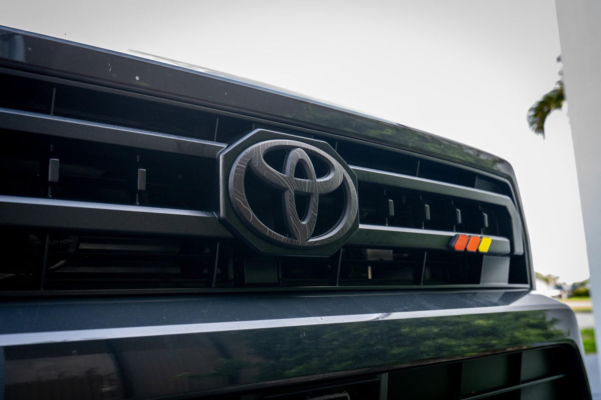 2025 Toyota 4Runner Topographic Front Emblem Overlay 6th Generation 6th Gen