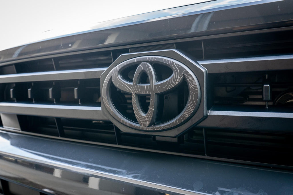 2025 Toyota 4Runner Topographic Front Emblem Overlay 6th Generation 6th Gen