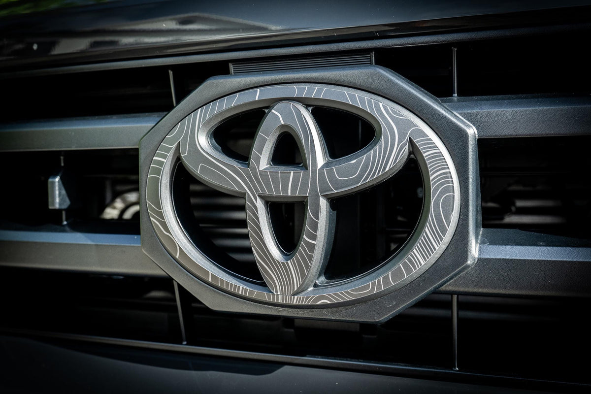 2025 Toyota 4Runner Topographic Front Emblem Overlay 6th Generation 6th Gen
