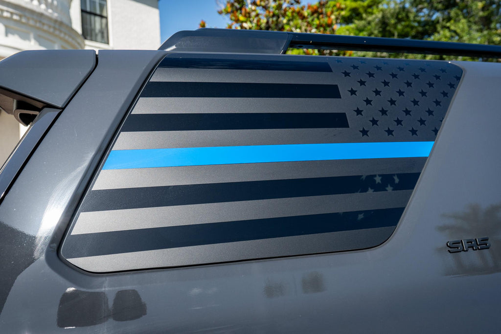 4Runner American Flag Window Decals: 2025 6th Gen Overlay Stickers