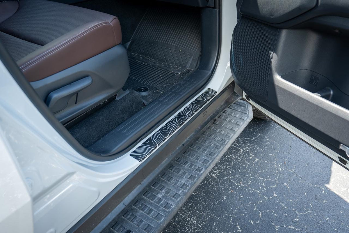 2024 Land Cruiser 250 Prado Topographic Map Door Sill Overlays 2025 Lexus GX 550