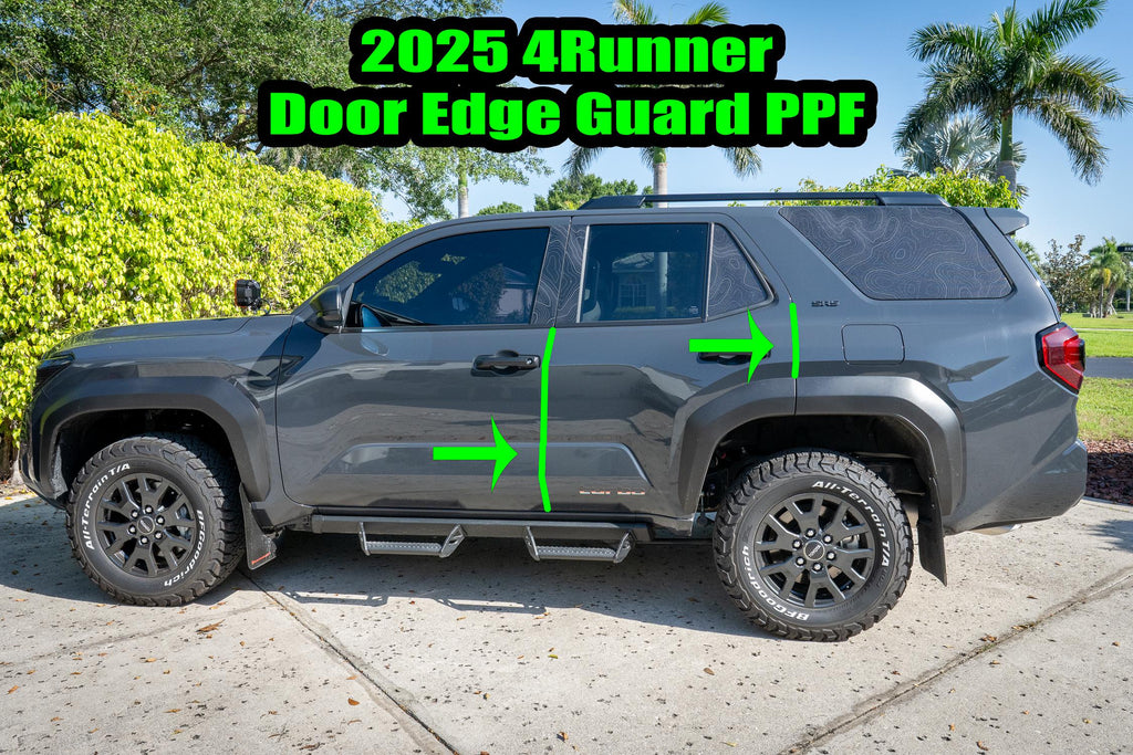 2025 Toyota 4Runner 6th Gen Door PPF Edge Guard 6th Generation