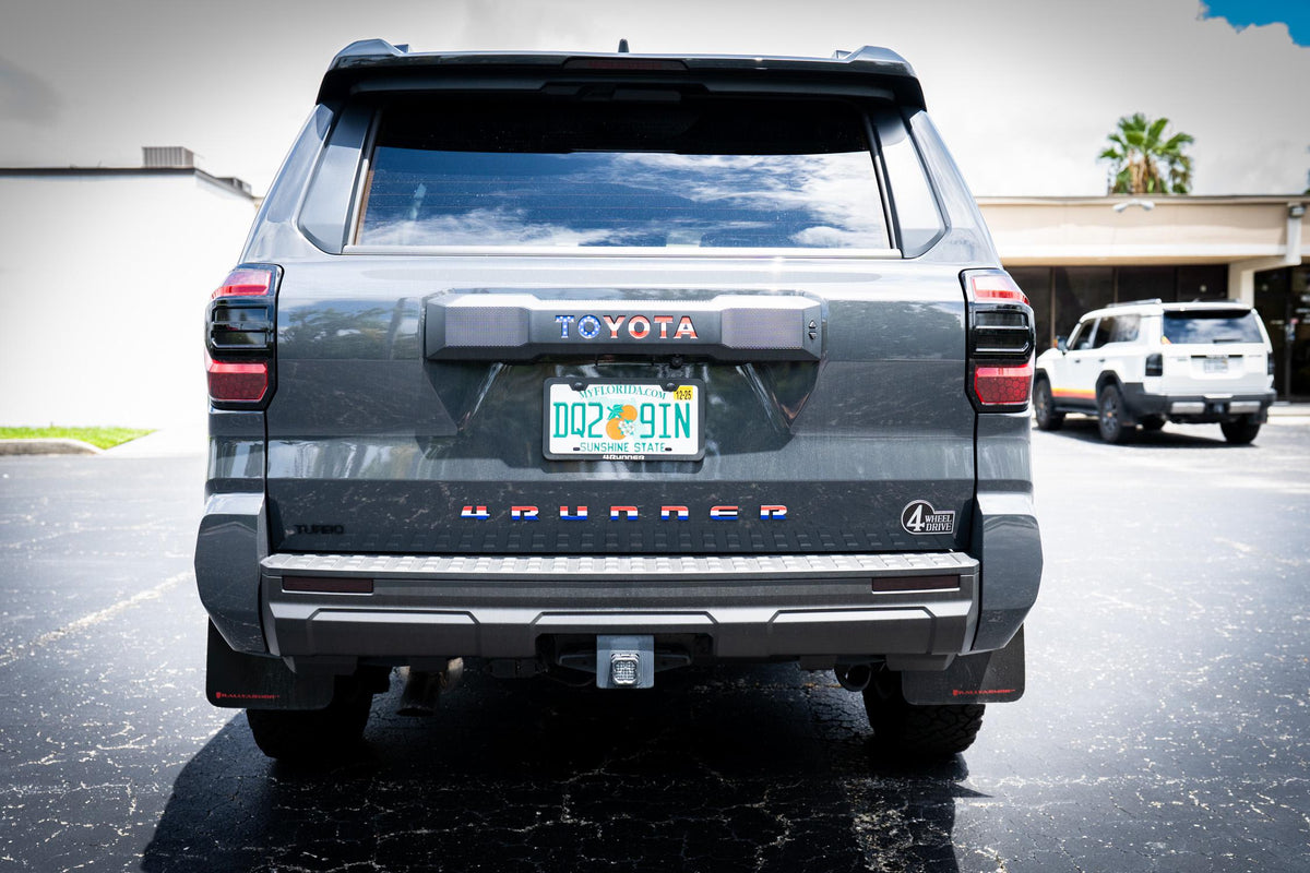 2025 Toyota 4Runner 6th Gen Rear Reflector Overlays Decals Smoked