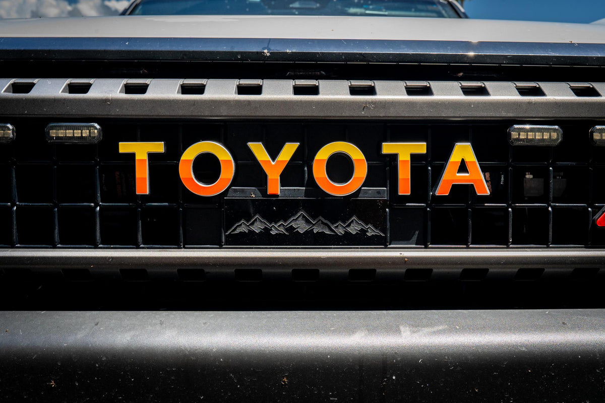 2024 Toyota Land Cruiser Front Grille Letter Overlays 2025 2026