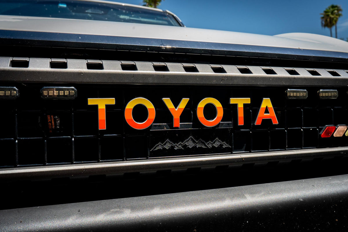 2024 Toyota Land Cruiser Front Grille Letter Overlays 2025 2026