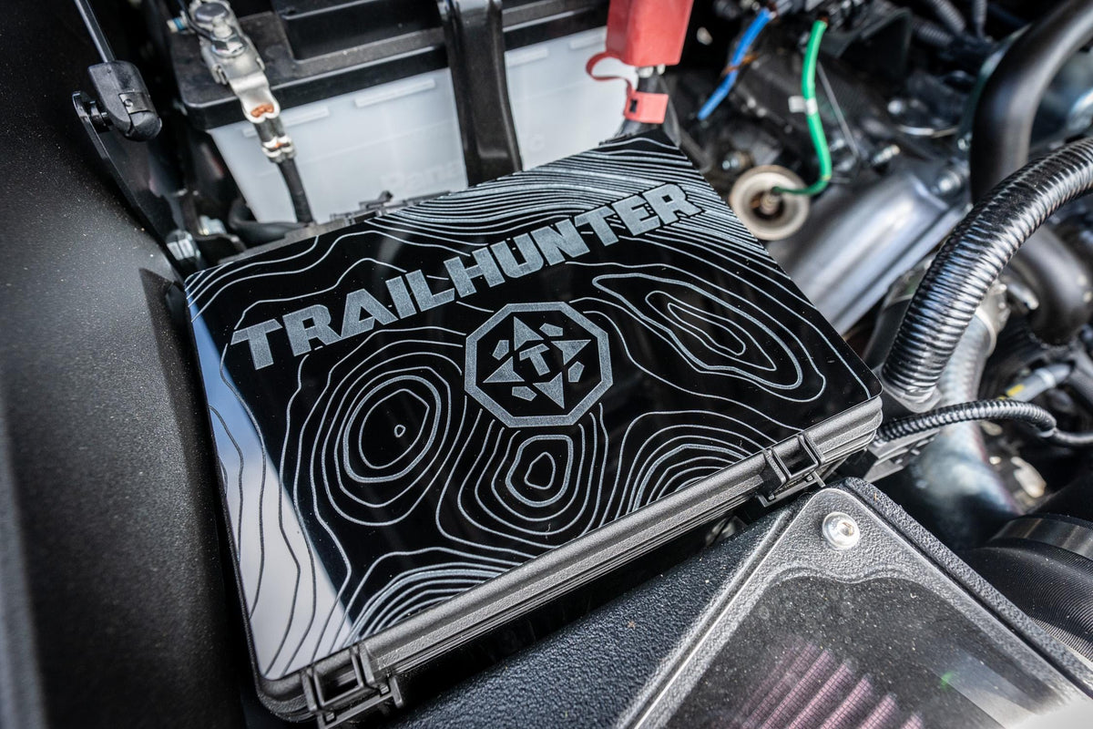 Fits Toyota Tacoma Trailhunter Fuse Box Cover - Gloss Black Acrylic