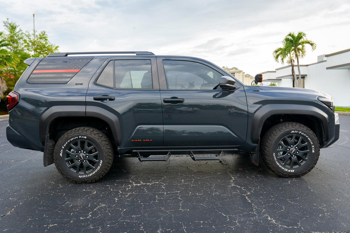 4Runner American Flag Window Decals: 2025 6th Gen Overlay Stickers