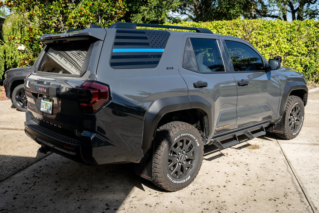 4Runner American Flag Window Decals: 2025 6th Gen Overlay Stickers